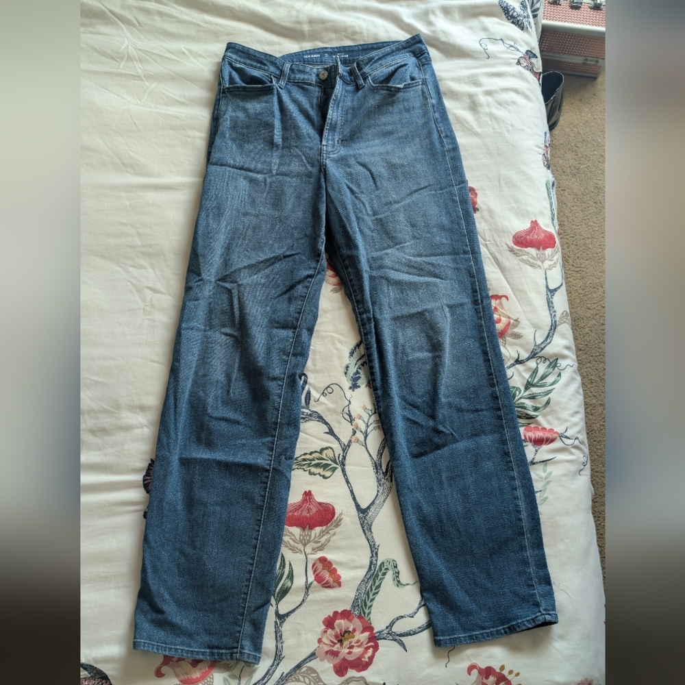 Old Navy Dark Blue Wow Loose High-Rise Jeans